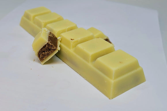 Barres chocolatés Blanc praliné noisettes